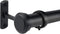 Curtain Rods 72 to 144-1" Curtain Rod with Cap, Curtain Rod for Windows 66 to 120, Hanging Curtain Rod&Wall Mount with Brackets, Outdoor Curtain Rod, Curtain Rods for Windows 72 to 144-Inch: Black