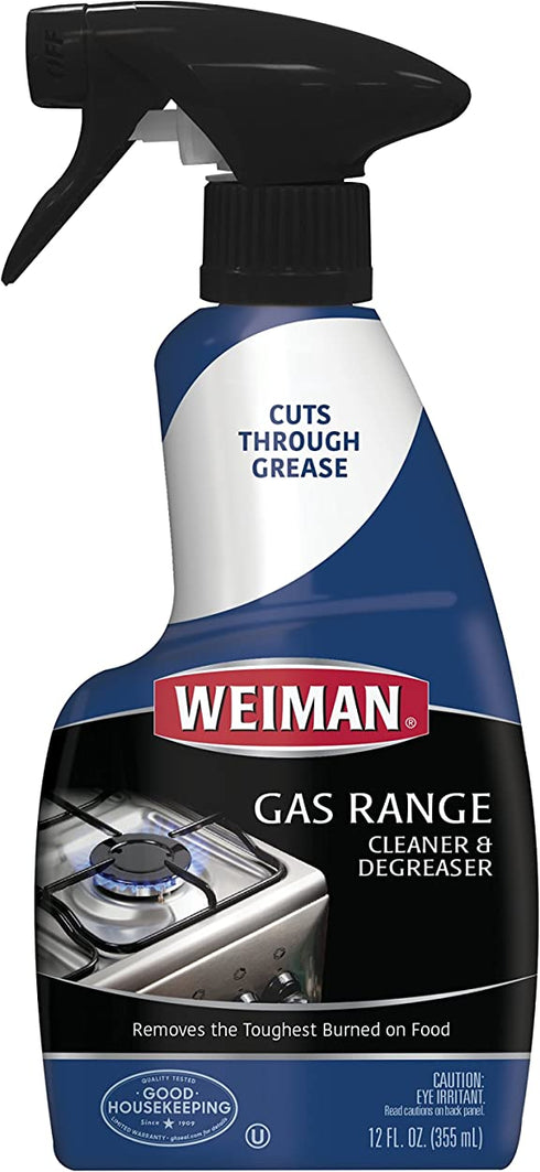 Weiman Gas Range Cleaner and Degreaser - 12 Ounce - Packaging May Vary