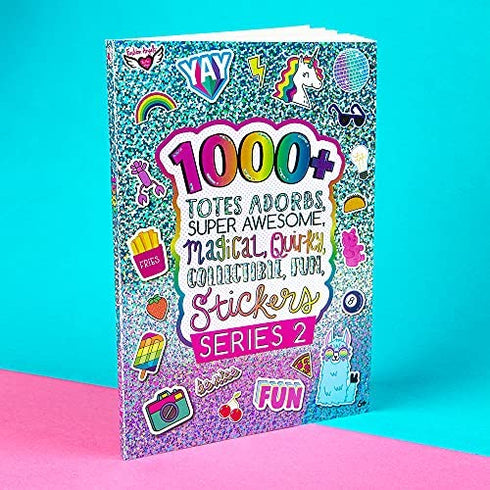 Fashion Angels 1000+ Totes Adorbs Colorful - Fun Craft Stickers for Scrapbooks, Planners, Gifts and Rewards, 40-Page Book for Kids Ages 6+ and Up