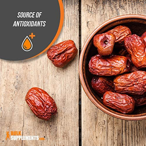 BulkSupplements.com Wild Jujube Extract Powder - Wild Jujube Fruit Powder - Jujube Fruit Extract - Herbal Supplement - Antioxidant Supplement (100 Grams - 3.5 oz)