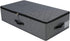 AMJ 29.5" 15" 6.7", Rigid Under Bed Garment Storage Bins, Folding & Washable, Soft Zip Lid, Black Gray