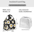 Daisy Lunch Tote Bag for Women Stylish Lunch Tote Bag Insulated Lunch Bag Lunch Box Insulated Lunch Container Reusable with Pocket