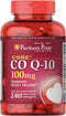 Puritans Pride CoQ10 100mg, Supports Heart Health, 240 Rapid Release Softgels