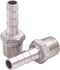DERNORD Stainless Steel 1/2" Hose Barb x 1/2" NPT Male - Home Brew Pipe Fitting Pack of 2