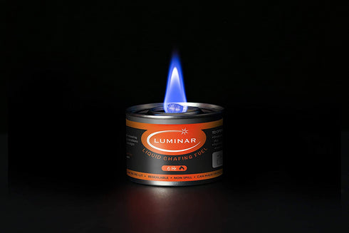 6 Hour Chafing Fuel Liquid Wick Cooking Cans Buffet Food Warmer Dish Burners - Easy Open - 6 Pack