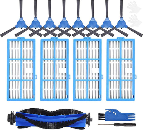 JJ Neumann Replacement Parts Accessories Compatible with Goovi 1600PA D380, D382, Coredy R3500 R3500S, R550(R500+), R650, R600, R700, R750, R580, iMartine C800,D900,D900C, DeenKee DK600 Robot Vacuum