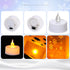 12 Pieces Christmas Luminary Paper Bags with 12 Led flameless Candle White Luminary Paper Bags Flame Resistant Candle Bag Candle Holder Bag Star Snow Luminaries Christmas Party Decoration
