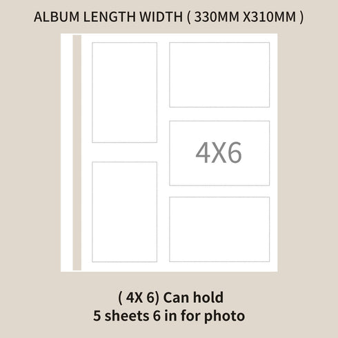 Hongxing Photo Album 4x6 700 Pockets Photos, Extra Large Capacity Family Wedding Picture Albums Holds 700 Horizontal and Vertical Photos (700Pockets, Green)