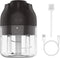 Electric Mini Garlic Chopper,Portable Wireless Onion Masher With Type-C Rechargeable,250ML Food Chopper Mincer With 3 Blades For Garlic/Fruits/Vegetables/Onions/Nuts/Pepper/Ginger/Salad (Black)