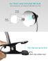 Clip on Light Desk lamp Eye-Caring Table Lamps, 360°Rotation Gooseneck Clip on Lamp Reading Light, Portable Reading Book Light, Clamp Light, Study Desk Lamps for Bedroom and Office Home Lighting-Black