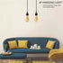 Plug in Hanging Light Kit, Industrial Pendant Lighting Fixture, E26 E27 Retro Hanging Lights with Plug in Cord, 14.76 FT Cord with On/Off Switch Hanging Lamp Fixture for Living Room Bedroom