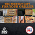 BBQ Butler Bear Paws - New Magnetic Meat Temperature Guide - Smoking Chart Magnet - Barbeque Accessories - Grilling Temperature Chart - Perfect For Smokers - Visual Temperature Meat Magnets