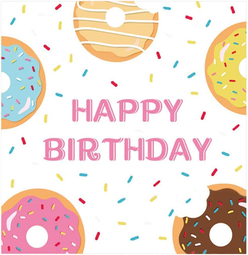 Anor Wishlife Donut Party Supplies,Donut Grow Up Party SuppliesServes 16Includes Donut Paper Plates,Cups,Napkins and Straw for Donut Party, Donut Grow Up Party, Hawaiian Party,1st Birthday,Baby Shower,Picnic,Thanksgiving,Christmas and Happy New Year(113Pc