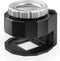 30X Illuminated Loupe Magnifier, Adjustable Focal Length Coin Magnifier with Light Double Optical Lens, Jewelers Magnifying Glass for Coins Textile Embroidery Stamps Currency