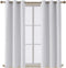 Deconovo Room Darken Curtain Thermal Insulated Blackout Drape Grommet Curtain for Living Room Star White 42x63 Inch 1 Panel