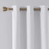 Deconovo Room Darken Curtain Thermal Insulated Blackout Drape Grommet Curtain for Living Room Star White 42x63 Inch 1 Panel