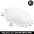 mDesign Compact Plastic Kitchen and Pantry Storage Organizer Bin for Tall Skinny Soda/Pop Cans - Kitchen, Pantry, Refrigerator - Clear