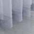 MYSTIC-HOME Sheer Curtains 63 Inch Length, Rod Pocket Voile Drapes for Living Room, Bedroom, Window Treatments Semi Crinkle Curtain Panels for Yard, Patio, Parlor, Set of 2, 52"x 63", Silver Grey