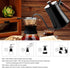 Small Size Pour Over Coffee filter Paperless Pour Over Coffee Dripper Manual Reusable Stainless Steel Coffee Filter, Single Drip Brew, Double Mesh Liner (1~2 Small Cups)