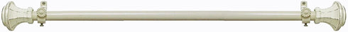 Achim Home Furnishings Buono II Rod & Finial, 48 Extends to 86-Inch, Inch Inch