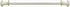 Achim Home Furnishings Buono II Rod & Finial, 48 Extends to 86-Inch, Inch Inch