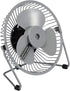 LICHAMP Clock Fan with Floating Led Time Display, Desk Usb Led Fan with Clock Light, 7"