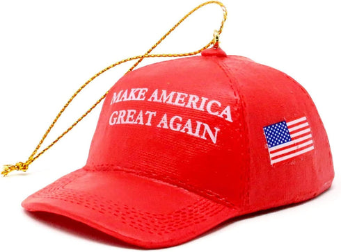 KSA Donald Trump "Make America Great Again" Red Cap Ornament
