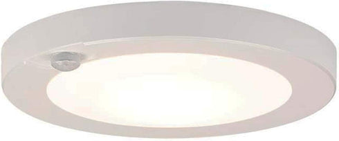 Ciata 7 Watts (40-Watt Equivalent) 650 Lumens 5.75-inch Diameter Integrated LED Motion Sensor Flush Mount Indoor Fixture for Closet Garage Basement (4000K, 1 Pack)