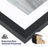 ONE WALL Tempered Glass 11x14 Picture Frames Display Pictures 8x10 or 5x7 with Mat or 11x14 Without Mat, Black Solid Wood Photo Frames for Wall and Tabletop - Mounting Hardware Included