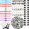 108Pcs Panda Party Supplies Favors Panda Keychains Rings Bracelets Panda Balloon Headbands Goodie Bags Stickers Toys Prizes Gift Carnivals for Kids Girls Panda Birthday Party Favor Supplies Goodie Bag Fillers
