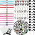 108Pcs Panda Party Supplies Favors Panda Keychains Rings Bracelets Panda Balloon Headbands Goodie Bags Stickers Toys Prizes Gift Carnivals for Kids Girls Panda Birthday Party Favor Supplies Goodie Bag Fillers