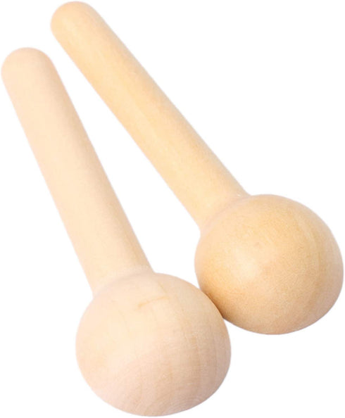RDEXP Small Wooden Salt Spoons for Spice Jars Seasoning Honey Coffee Set of 50