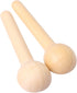 RDEXP Small Wooden Salt Spoons for Spice Jars Seasoning Honey Coffee Set of 50