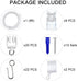 KXLife Flexible Bendable Ceiling Curtain Track, Curved Ceiling Track for Curtains, Room Divider Ceiling Track System (8 ft)