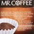 Mr. Coffee Coffee Basket Filters 8 12 Cup 50 Filters