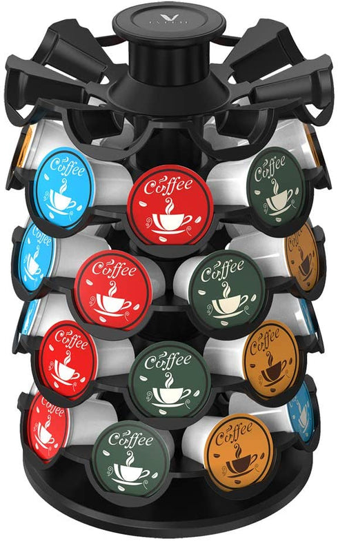 Everie Coffee Pod Storage Carousel Holder Organizer Compatible with 40 Keurig K-Cup Pods