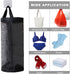 Plastic Bag Holder 2 Packs Mesh Hanging Storage Dispensers (Black 2 Packs)