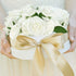 Mocoosy 50Pcs Artificial Flowers Rose, Ivory White Fake Roses for Decorations, Real Looking Foam Rose Bulk with Stems for DIY Wedding Bouquets Centerpieces Floral Arrangements Mothers Day Party Home Decor