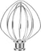 K45WW 6-Wire Whip Attachment Fits KitchenAid Tilt-Head Stand Mixer,Dishwasher Washable 304(18/8)Stainless Steel,Egg Heavy Cream Cakes Mayonnaise Whisk