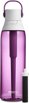 Brita Plastic Water Filter Bottle, 26 Ounce, Orchid, 1 Count