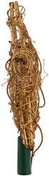 Kurt Adler 10 Light Indoor Rattan Gold Star Treetop