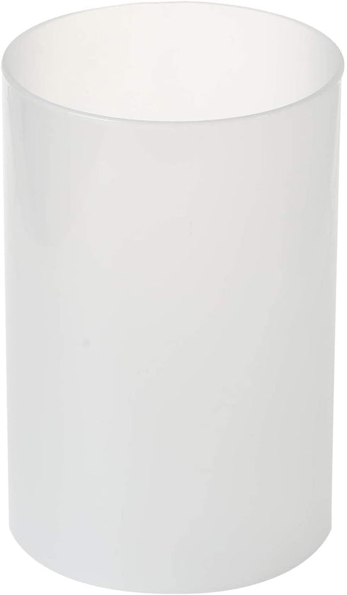 KICHI Various Size Frosted Glass Hurricane Candle Holders, Chimney Tube, Frosted Glass Cylinder Open Both Ends, Open Ended Hurricane, Frosted Lamp Shade for 3" x 6" Multiple Specifications