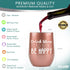 Book Lovers Gifts Women - 12 oz Wine Tumbler or Mug - Idea for Book Club, Librarians, Bulk Readers, Literary, Glass, Bookworm, Reading