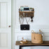 Key Holder for Wall Decorative with Key Hooks, Mail Organizer Wall Mounted, Key Hangers with Mail Shelf for Wall, Key Racks and Mail Holder for Wall