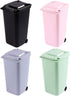 TOYMYTOY Office Trash Can, Desktop Mini Trash Bin, Garbage Bin Set Pencil Cup Holder with Lips & Wheels(4PCS)