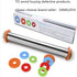Rolling Pin nonstick and Silicone Baking Pastry Mat combo kit, Adjustable Rolling Pin With Thickness Rings, Rolling Pin for Baking Fondant, Pizza, Pie, Pastry, Pasta, Dough, Cookies (Red )