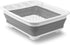 madesmart EMW6337273, Collapsible Dish Rack, Grey/White