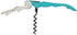 True Truetap Teal Double Hinged Waiter's Corkscrew