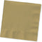 Creative Converting Paper Beverage Napkins, 5" x 5", Glittering Gold