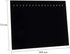 Foraineam 3 Pack Black Velvet Jewelry Display with 17 Hooks Necklace Tray Organizer Pad Bracelets Pendants Chains Showcase Stands